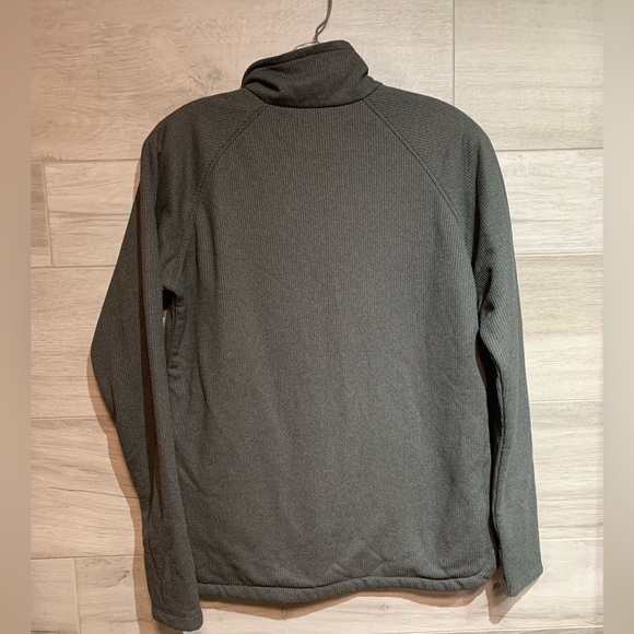 Columbia Omni-Wick Grey-green Ribbed Quarter Snap Sweatshirt/Jacket -women’s Med - Picture 7 of 9